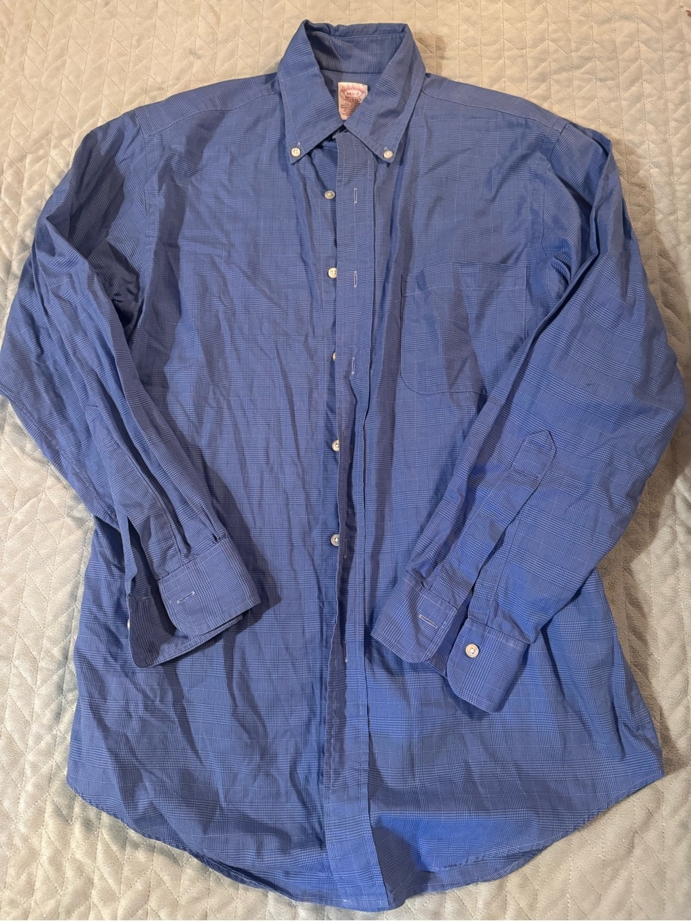 Brooks Brothers Blue Button-Down Dress Shirt size 14 1/2x32
